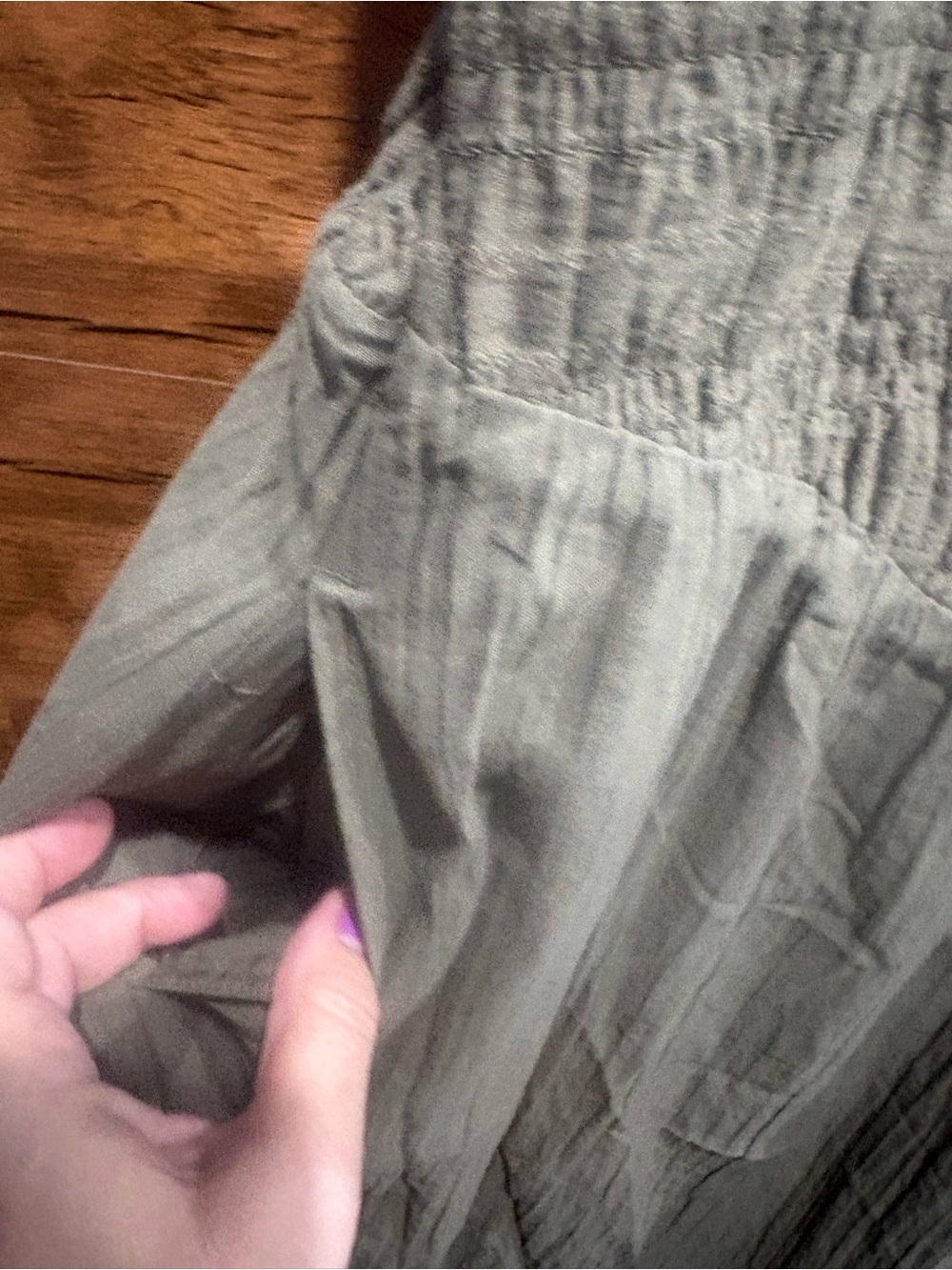 American Eagle Bella Bow Midi Dress - Picture 5 of 9
